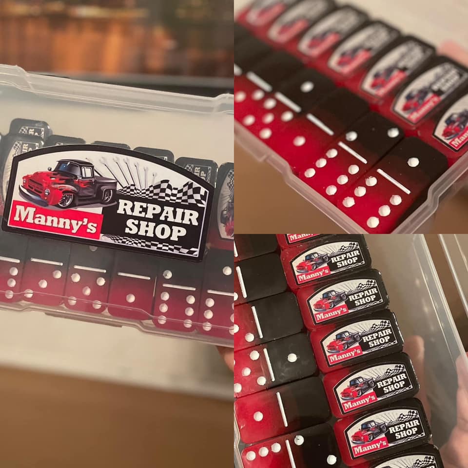 Custom Customer Business Dominoes