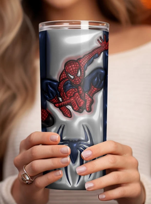 Inflated Spidy Man 20oz Tumbler