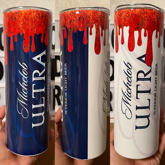 Michelob Ultra with Chamoy Dip Ring 20oz Tumbler