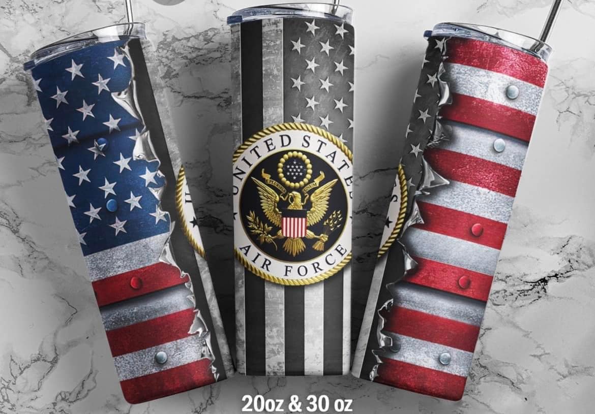 Military All Branches 20oz tumbler