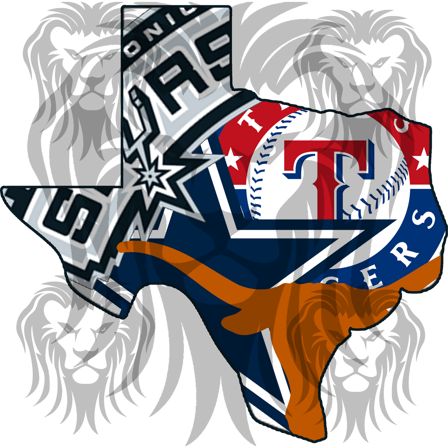 Texas Sports Team Digital Download