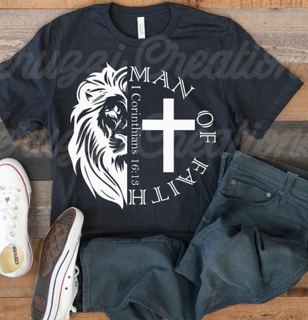 man of faith shirt