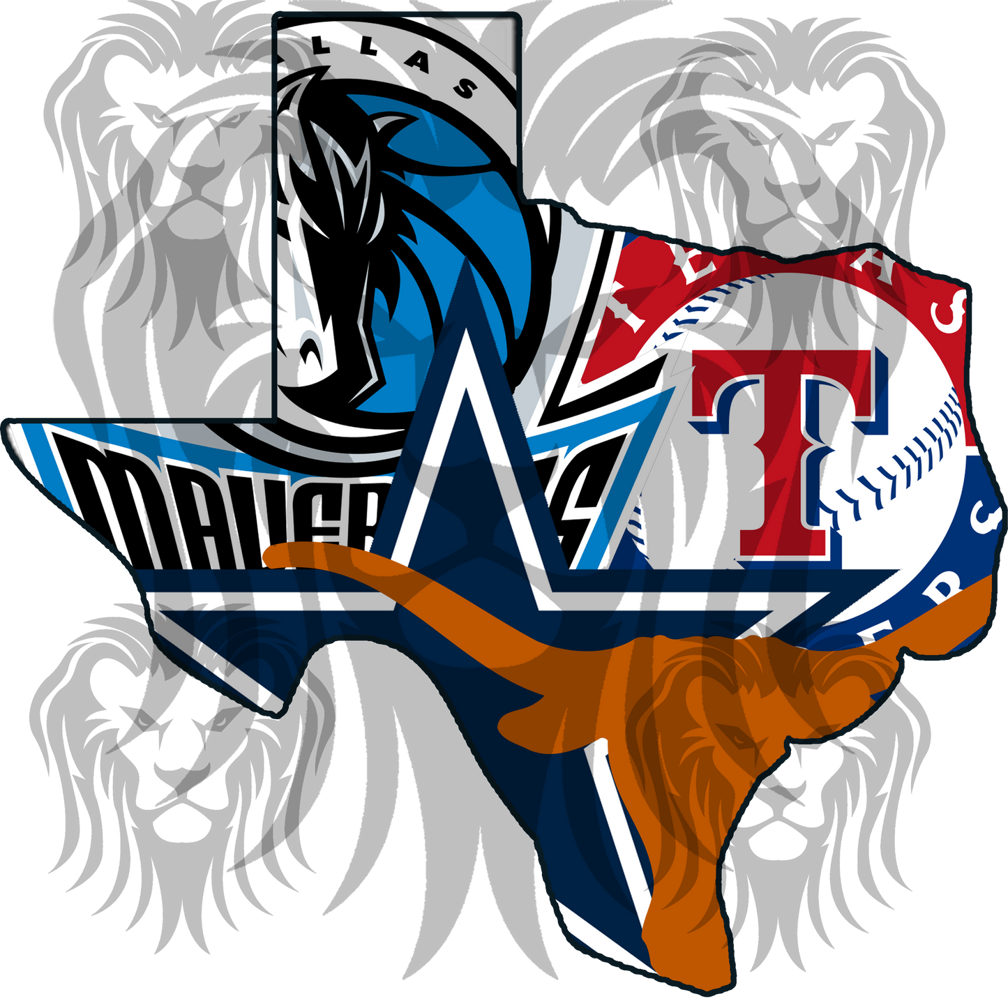 Texas Sports Team Digital Download 2