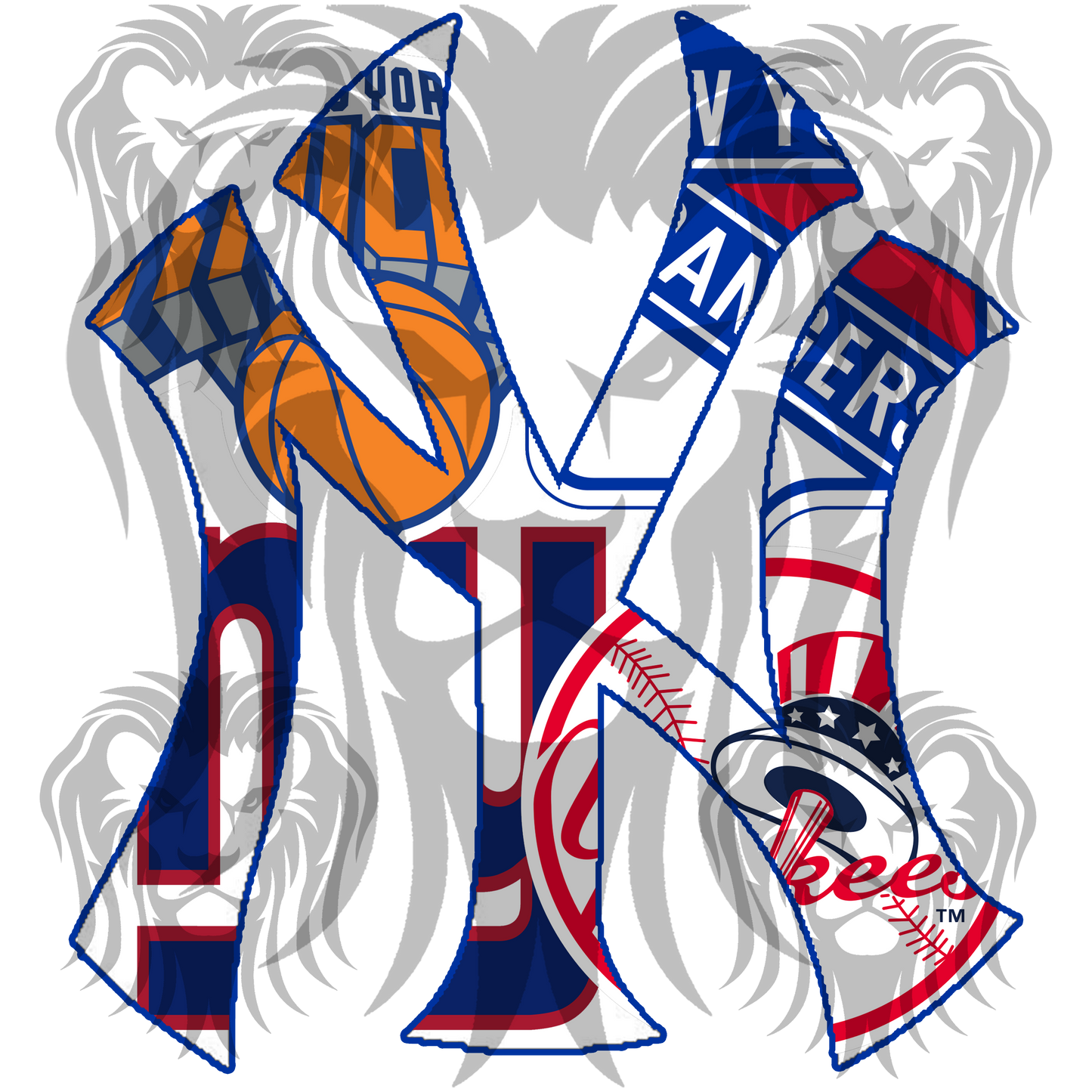 NY Sports Team Digital Download